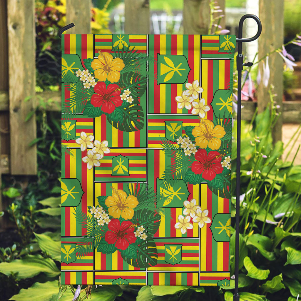 Hawaii Kanaka Maoli Hibiscus Garden Flag Hawaiian Flag Motif