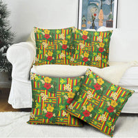 Hawaii Kanaka Maoli Hibiscus Pillow Cover Hawaiian Flag Motif