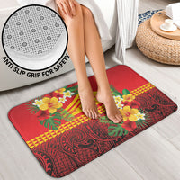 Hawaii Ku Kia'i Mauna Bathroom Set Hibiscus Kakau Pattern