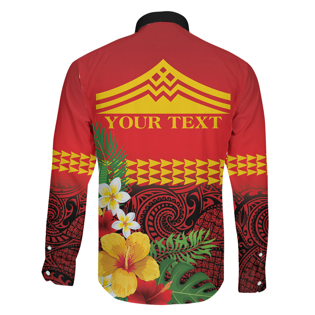 Hawaii Ku Kia'i Mauna Personalized Family Matching Off Shoulder Short Dress and Hawaiian Shirt Hibiscus Kakau Pattern