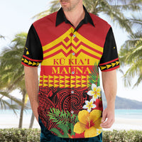 Hawaii Ku Kia'i Mauna Personalized Hawaiian Shirt Hibiscus Kakau Pattern