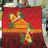 Hawaii Ku Kia'i Mauna Quilt Hibiscus Kakau Pattern