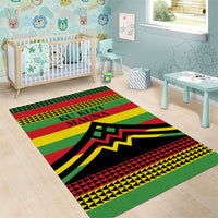Hawaii Ku Kia'i Mauna Area Rug Hawaiian Kanaka Maoli Motif