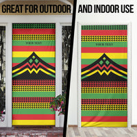 Hawaii Ku Kia'i Mauna Personalized Door Cover Hawaiian Kanaka Maoli Motif