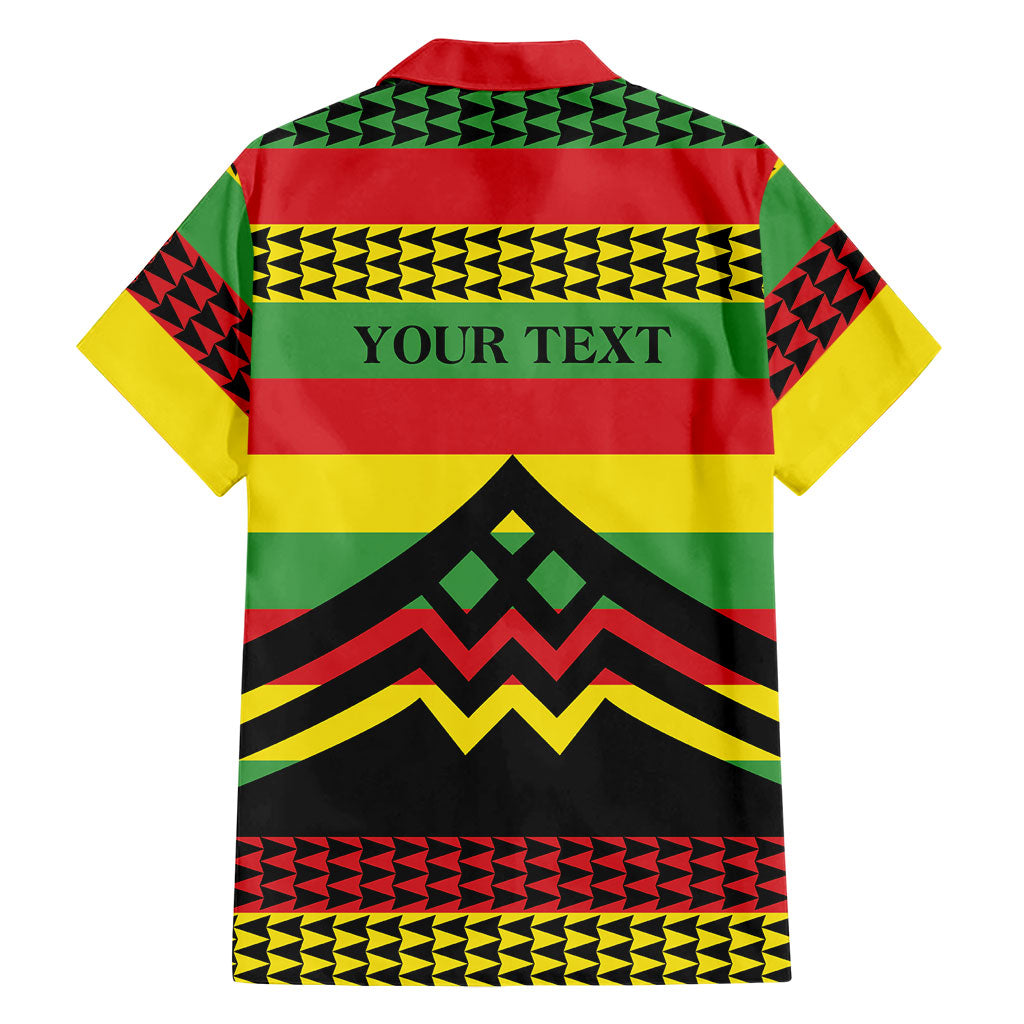Hawaii Ku Kia'i Mauna Personalized Family Matching Puletasi and Hawaiian Shirt Hawaiian Kanaka Maoli Motif LT9 - Polynesian Pride