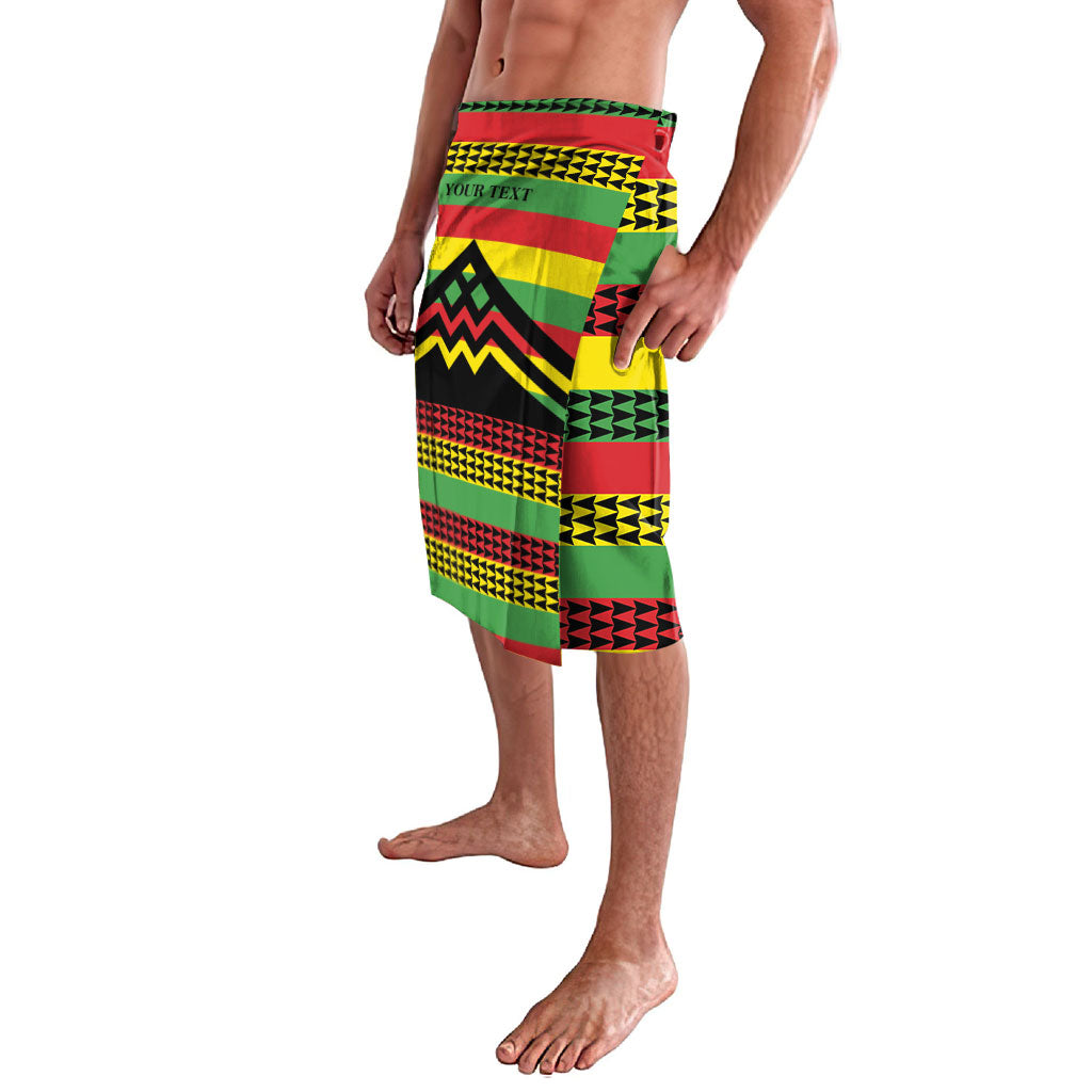Hawaii Ku Kia'i Mauna Personalized Lavalava Hawaiian Kanaka Maoli Motif