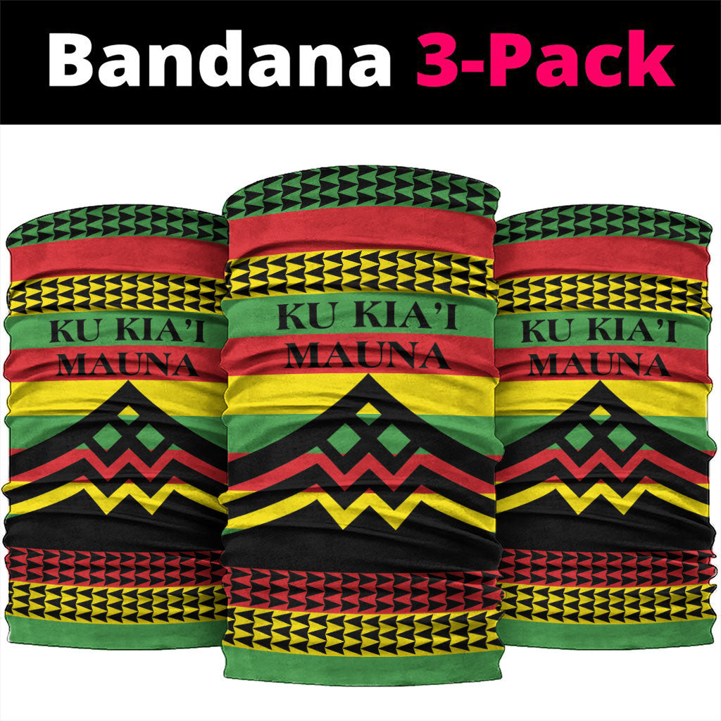 Hawaii Ku Kia'i Mauna Neck Gaiter Hawaiian Kanaka Maoli Motif