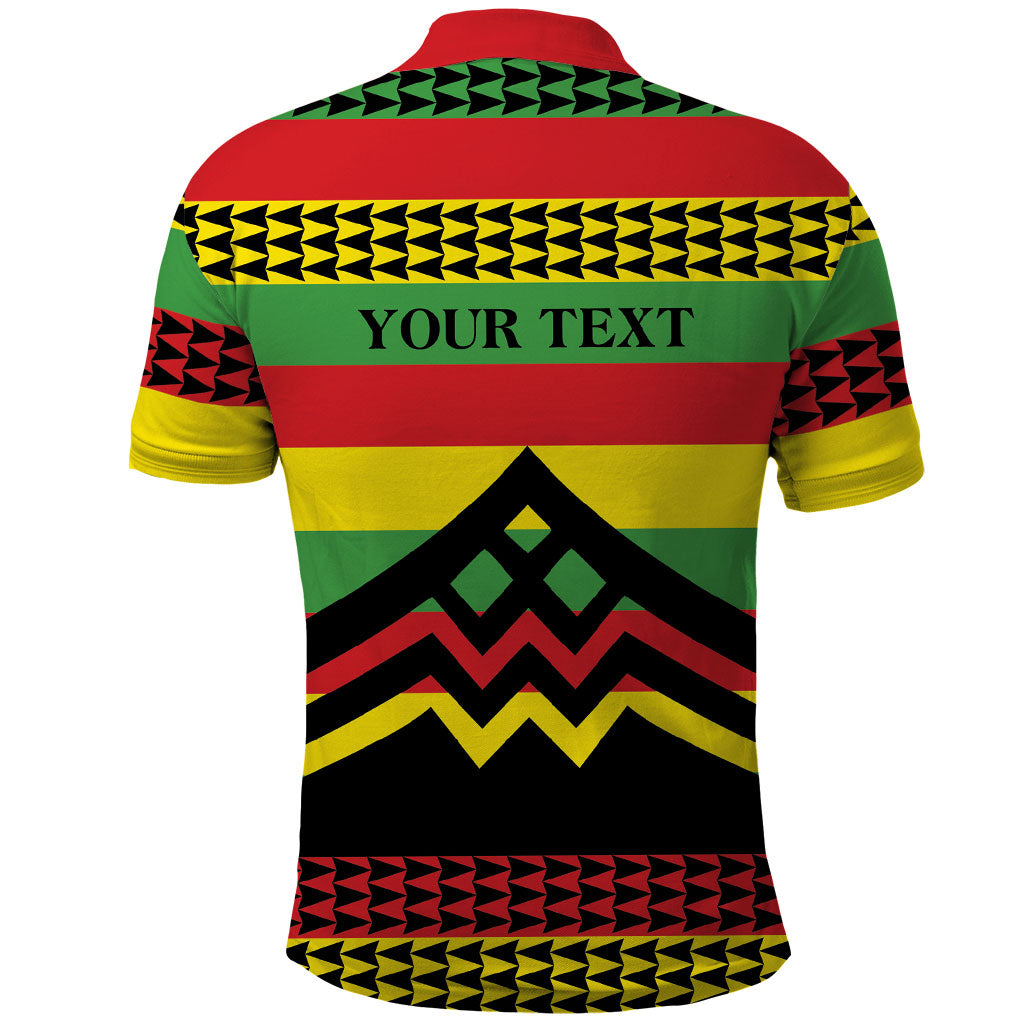 Hawaii Ku Kia'i Mauna Personalized Polo Shirt Hawaiian Kanaka Maoli Motif