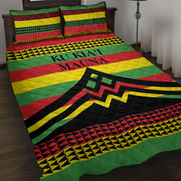 Hawaii Ku Kia'i Mauna Quilt Bed Set Hawaiian Kanaka Maoli Motif