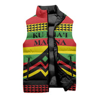 Hawaii Ku Kia'i Mauna Personalized Sleeveless Puffer Jacket Hawaiian Kanaka Maoli Motif