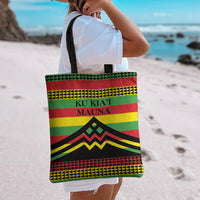 Hawaii Ku Kia'i Mauna Tote Bag Hawaiian Kanaka Maoli Motif