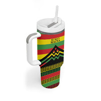 Hawaii Ku Kia'i Mauna Personalized Tumbler With Handle Hawaiian Kanaka Maoli Motif