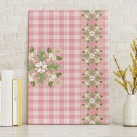 Akala Hamele Hawai'i Palaka Squares Maile Leaf Canvas Wall Art Flowers Hawaiian Quilt Patterns