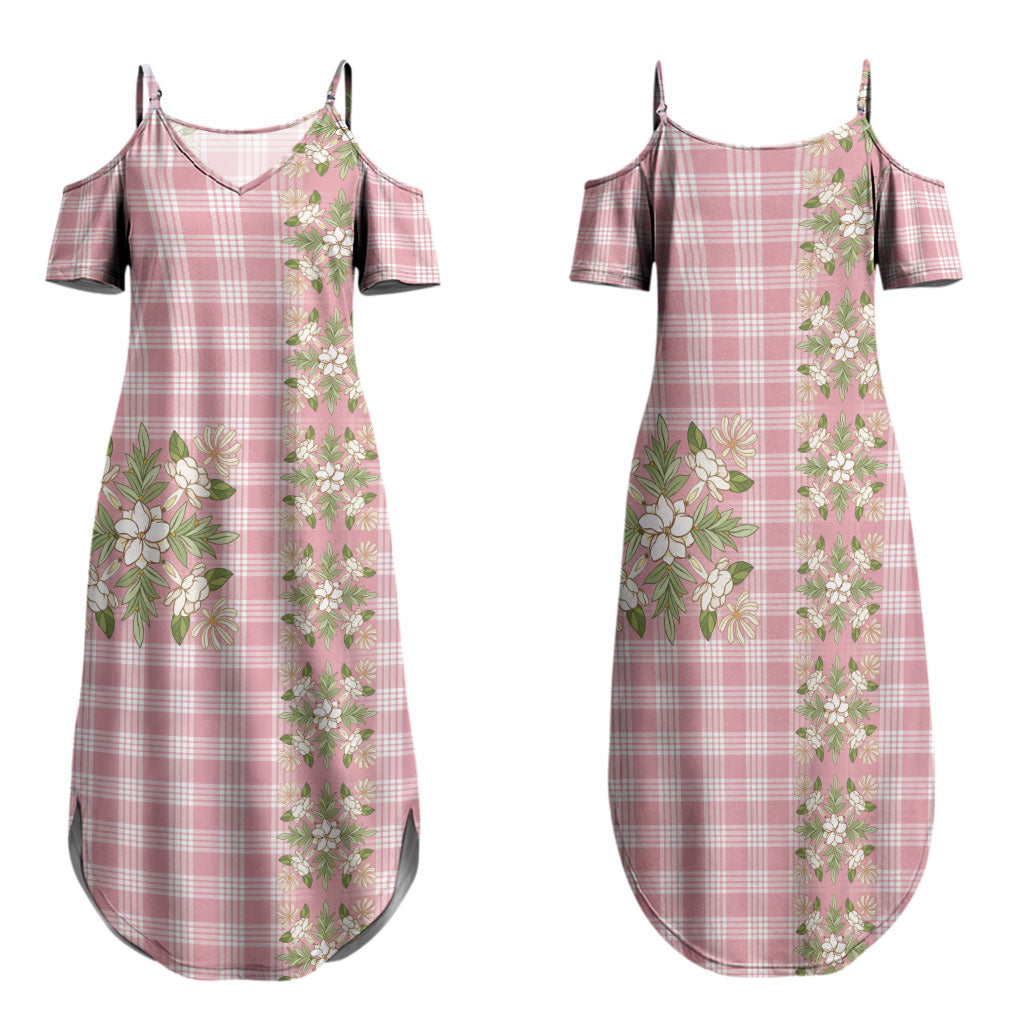 Akala Hamele Hawai'i Palaka Squares Maile Leaf Family Matching Summer Maxi Dress and Hawaiian Shirt Flowers Hawaiian Quilt Patterns
