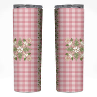 Akala Hamele Hawai'i Palaka Squares Maile Leaf Skinny Tumbler Flowers Hawaiian Quilt Patterns