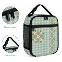 Liko Kukui Hawai'i Palaka Squares Maile Leaf Lunch Bag Flowers Hawaiian Quilt Patterns LT9 - Polynesian Pride