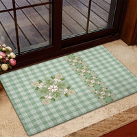 Liko Kukui Hawai'i Palaka Squares Maile Leaf Rubber Doormat Flowers Hawaiian Quilt Patterns