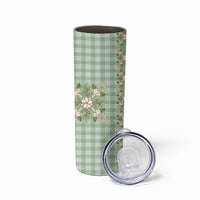 Liko Kukui Hawai'i Palaka Squares Maile Leaf Skinny Tumbler Flowers Hawaiian Quilt Patterns