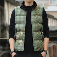 Liko Kukui Hawai'i Palaka Squares Maile Leaf Sleeveless Puffer Jacket Flowers Hawaiian Quilt Patterns
