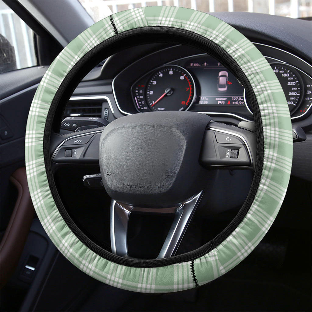 Liko Kukui Hawai'i Palaka Squares Maile Leaf Steering Wheel Cover Flowers Hawaiian Quilt Patterns