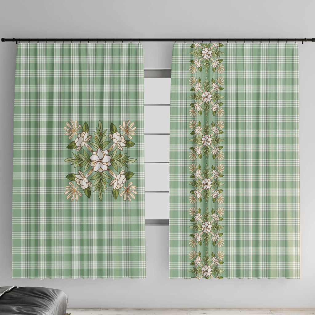 Liko Kukui Hawai'i Palaka Squares Maile Leaf Window Curtain Flowers Hawaiian Quilt Patterns