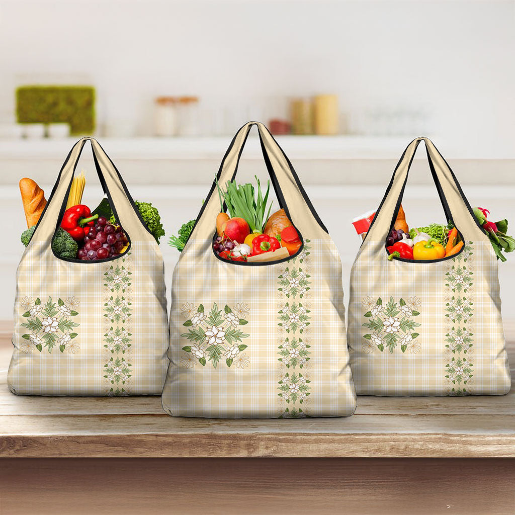 Melemele Ahiahia Hawai'i Palaka Squares Maile Leaf Grocery Bag Flowers Hawaiian Quilt Patterns