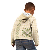 Melemele Ahiahia Hawai'i Palaka Squares Maile Leaf Kid Hoodie Flowers Hawaiian Quilt Patterns