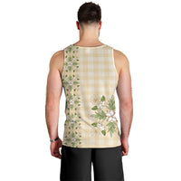 Melemele Ahiahia Hawai'i Palaka Squares Maile Leaf Men Tank Top Flowers Hawaiian Quilt Patterns
