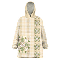 Melemele Ahiahia Hawai'i Palaka Squares Maile Leaf Wearable Blanket Hoodie Flowers Hawaiian Quilt Patterns