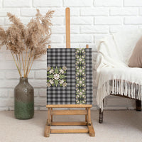 Pauli Hawai'i Palaka Squares Maile Leaf Canvas Wall Art Flowers Hawaiian Quilt Patterns