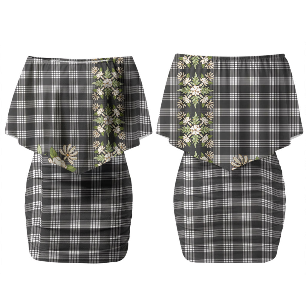 Pauli Hawai'i Palaka Squares Maile Leaf Couples Matching Off Shoulder Short Dress and Hawaiian Shirt Flowers Hawaiian Quilt Patterns