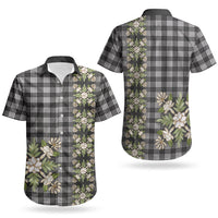 Pauli Hawai'i Palaka Squares Maile Leaf Couples Matching Summer Maxi Dress and Hawaiian Shirt Flowers Hawaiian Quilt Patterns