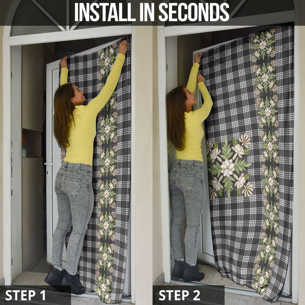 Pauli Hawai'i Palaka Squares Maile Leaf Door Cover Flowers Hawaiian Quilt Patterns