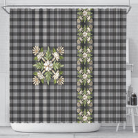 Pauli Hawai'i Palaka Squares Maile Leaf Shower Curtain Flowers Hawaiian Quilt Patterns