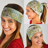 Liko Kukui Hawai'i Palaka Plumeria Neck Gaiter Puakenikeni and Maile Lei