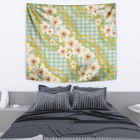 Liko Kukui Hawai'i Palaka Plumeria Tapestry Puakenikeni and Maile Lei