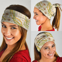 Melemele Ahiahia Hawai'i Palaka Plumeria Neck Gaiter Puakenikeni and Maile Lei