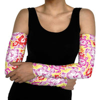 Palaka with Honu and Hibiscus Arm Sleeves Hawaiian Heritage Spirit LT9 - Polynesian Pride