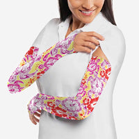 Palaka with Honu and Hibiscus Arm Sleeves Hawaiian Heritage Spirit LT9 - Polynesian Pride
