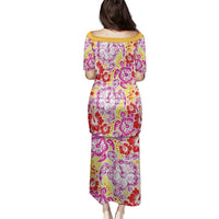 Palaka with Honu and Hibiscus Family Matching Puletasi and Hawaiian Shirt Hawaiian Heritage Spirit LT9 - Polynesian Pride