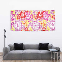 Palaka with Honu and Hibiscus Tapestry Hawaiian Heritage Spirit LT9 - Polynesian Pride