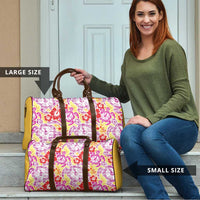 Palaka with Honu and Hibiscus Travel Bag Hawaiian Heritage Spirit - Polynesian Pride