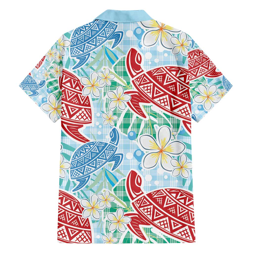 Palaka with Honu and Plumeria Family Matching Tank Maxi Dress and Hawaiian Shirt Hawaiian Heritage Spirit LT9 - Polynesian Pride