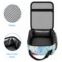 Palaka with Honu and Plumeria Lunch Bag Hawaiian Heritage Spirit LT9 - Polynesian Pride