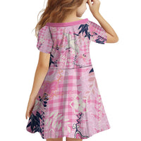 Pink Palaka Crane and Flowers Family Matching Puletasi and Hawaiian Shirt Japan Heritage Spirit LT9 - Polynesian Pride
