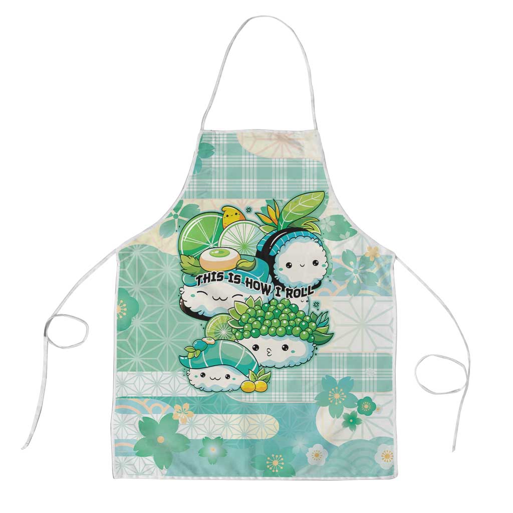 Japanese Kawaii Sushi Apron Green Wagara Palaka This Is How I Roll