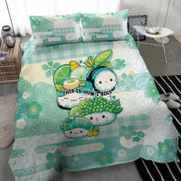Japanese Kawaii Sushi Bedding Set Green Wagara Palaka This Is How I Roll