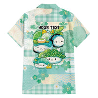 Personalized Japanese Kawaii Sushi Hawaiian Shirt Green Wagara Palaka This Is How I Roll