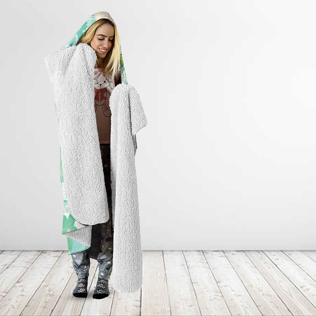 Japanese Kawaii Sushi Hooded Blanket Green Wagara Palaka This Is How I Roll