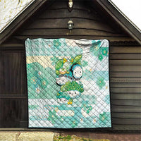 Japanese Kawaii Sushi Quilt Green Wagara Palaka This Is How I Roll